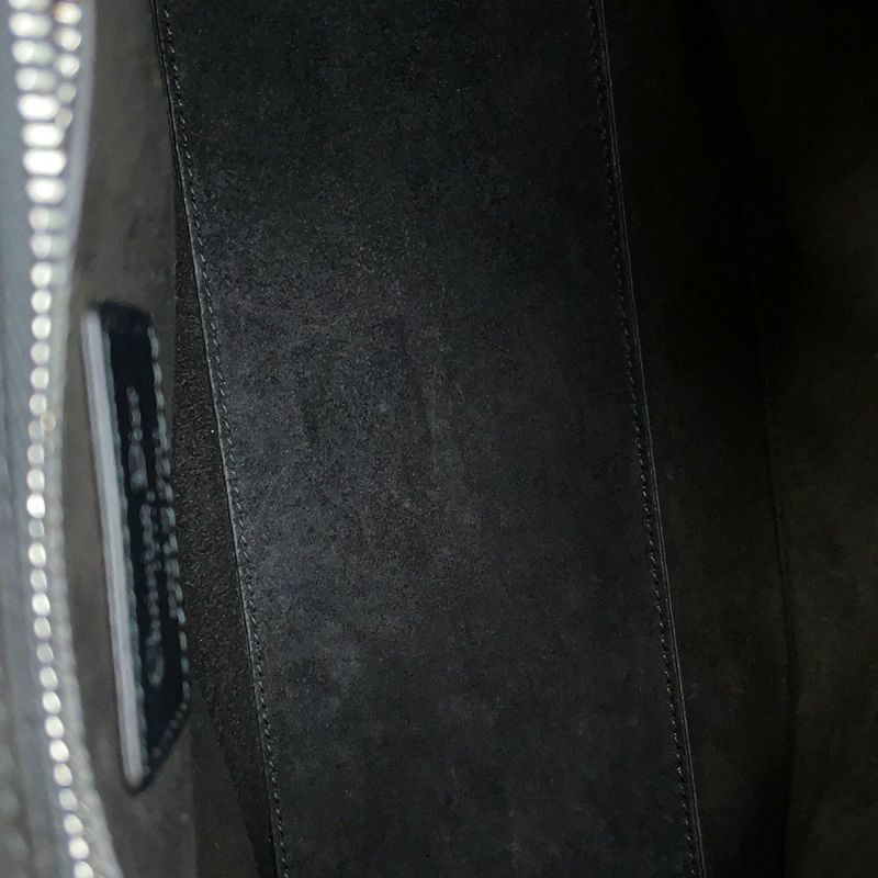 クリスチャン・ディオール ハンドバッグ レディディオール チェッカー ミディアム レザー Christian Dior 2way 黒 白