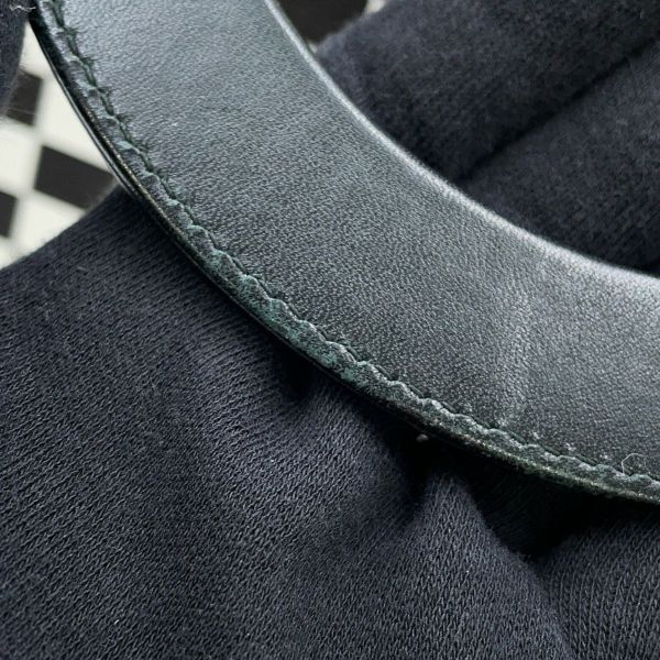 クリスチャン・ディオール ハンドバッグ レディディオール チェッカー ミディアム レザー Christian Dior 2way 黒 白