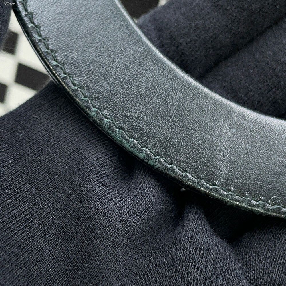 クリスチャン・ディオール ハンドバッグ レディディオール チェッカー ミディアム レザー Christian Dior 2way 黒 白