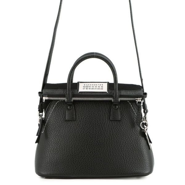 メゾンマルジェラ ハンドバッグ 5AC ミニ カーフレザー S56WG0082 Maison Margiela 2way 黒