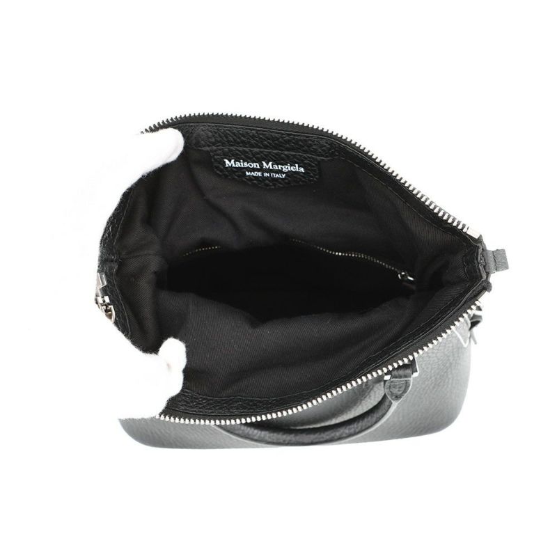 メゾンマルジェラ ハンドバッグ 5AC ミニ カーフレザー S56WG0082 Maison Margiela 2way 黒