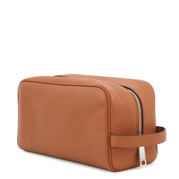 フェンディ ハンドバッグ ロゴ セカンドバッグ レザー 7AS378 FENDI トラベルポーチ