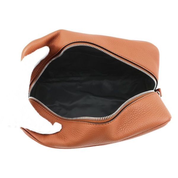 フェンディ ハンドバッグ ロゴ セカンドバッグ レザー 7AS378 FENDI トラベルポーチ