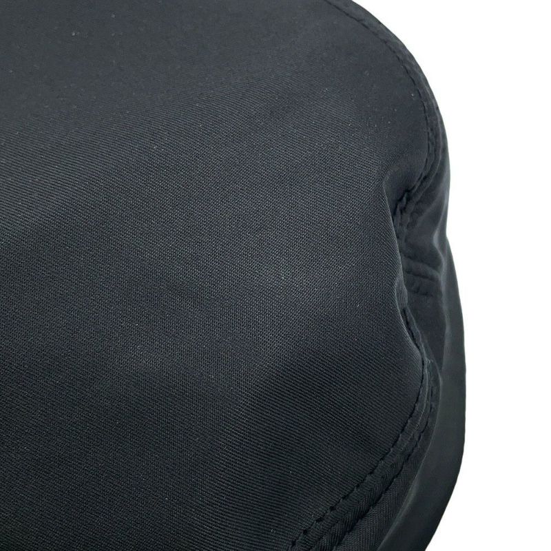 プラダ バケットハット トライアングルロゴ ナイロン サイズM 2HC137 PRADA 帽子 黒