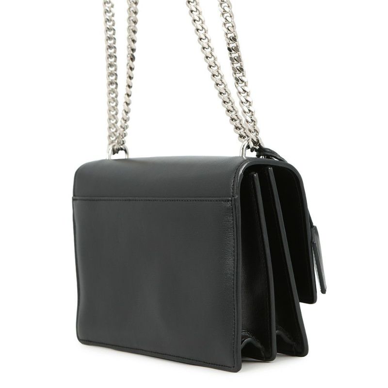 サンローランパリ チェーンショルダーバッグ サンセット ミディアム 442906 SAINT LAURENT PARIS 黒 2way