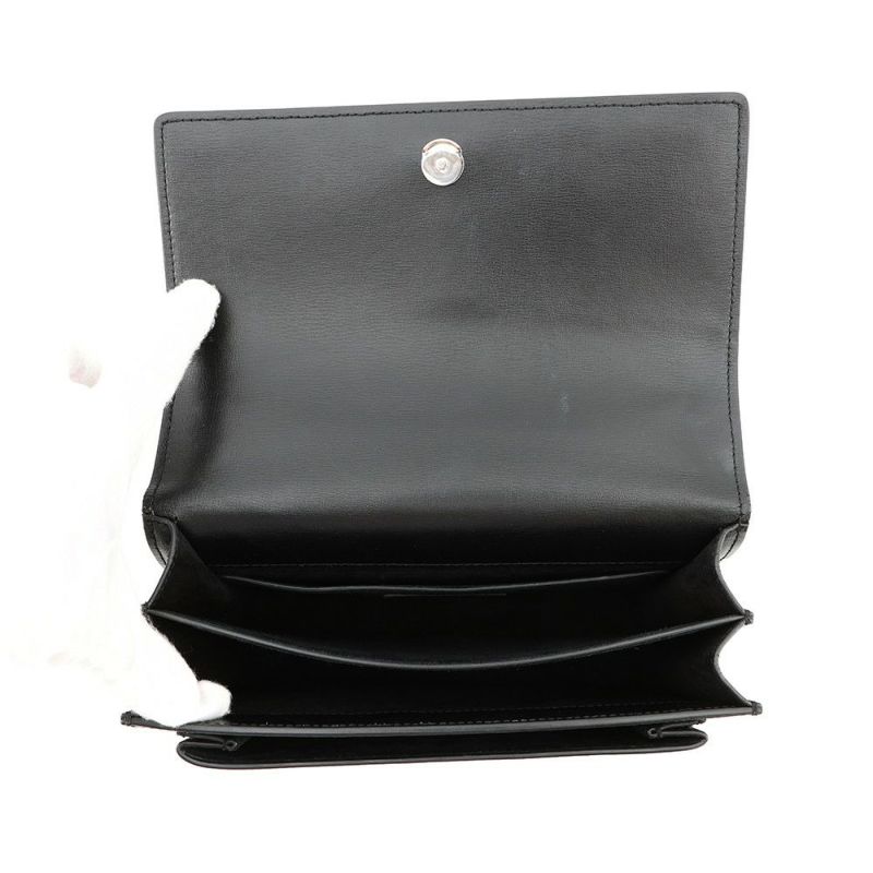 サンローランパリ チェーンショルダーバッグ サンセット ミディアム 442906 SAINT LAURENT PARIS 黒 2way