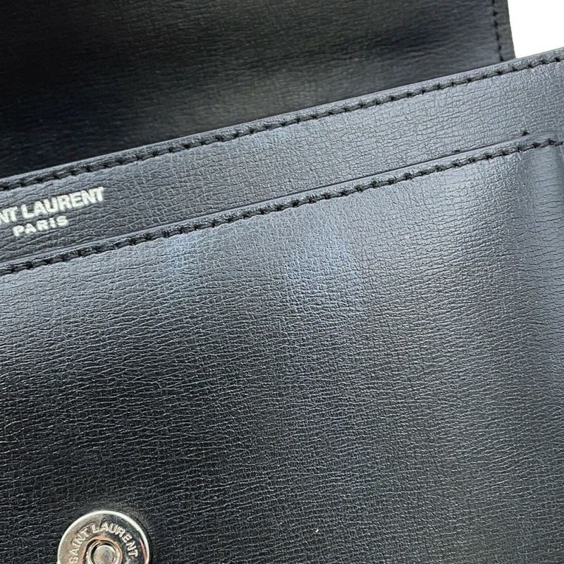 サンローランパリ チェーンショルダーバッグ サンセット ミディアム 442906 SAINT LAURENT PARIS 黒 2way