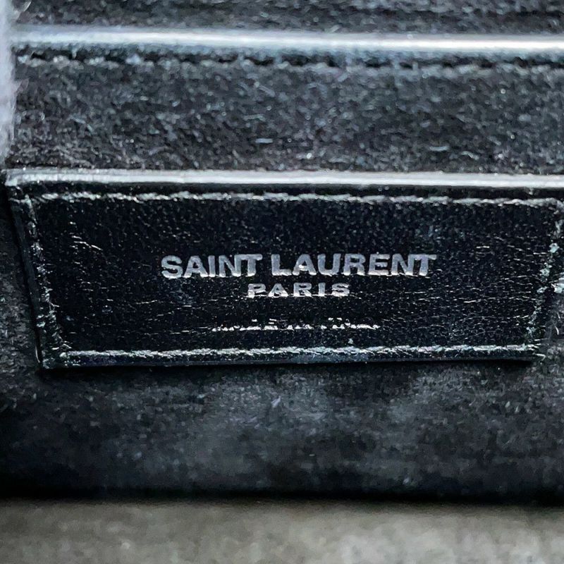 サンローランパリ チェーンショルダーバッグ サンセット ミディアム 442906 SAINT LAURENT PARIS 黒 2way