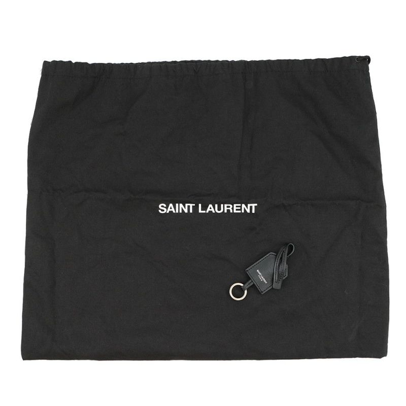 サンローランパリ チェーンショルダーバッグ サンセット ミディアム 442906 SAINT LAURENT PARIS 黒 2way