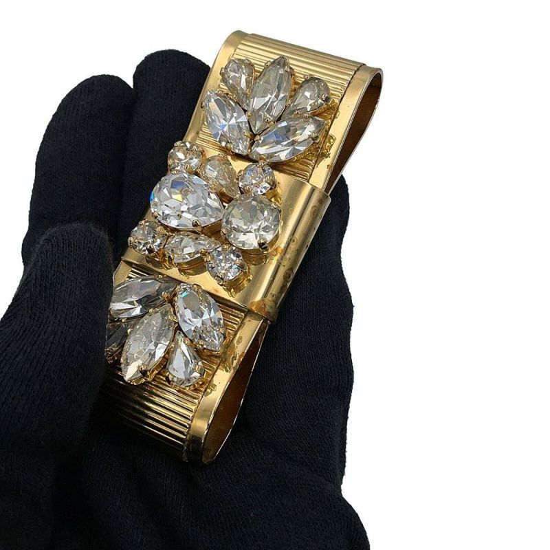 ドルチェ&ガッバーナ ネックレス リボンモチーフ ペンダント ラインストーン フェイクパール  DOLCE&GABBANA アクセサリー