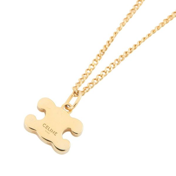 セリーヌ ネックレス トリオンフ ラインストーン メタル 460GB6BZI CELINE アクセサリー