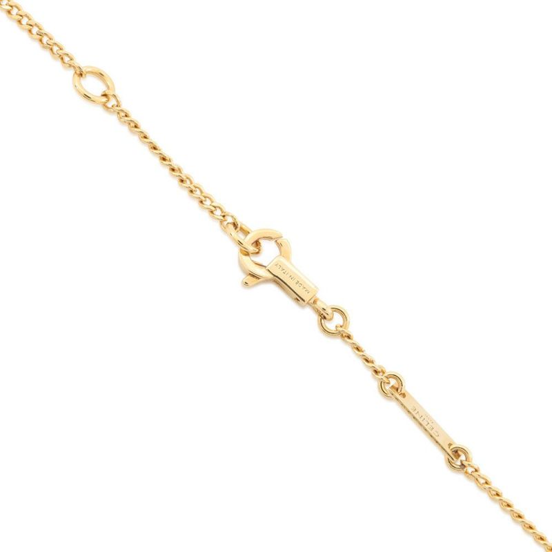 セリーヌ ネックレス トリオンフ ラインストーン メタル 460GB6BZI CELINE アクセサリー