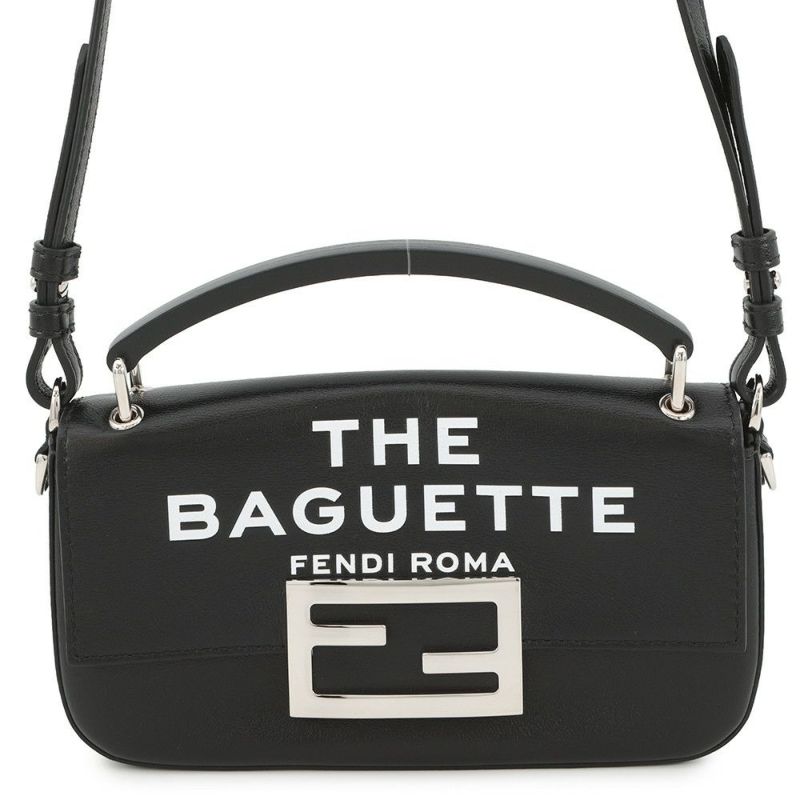フェンディ ショルダーバッグ マークジェイコブスコラボ バゲット フォンポーチ 7AS142 FENDI 黒 2way