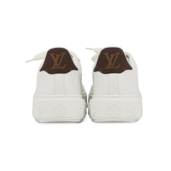 ルイヴィトン スニーカー モノグラム カーフレザー タイムアウトライン レディースサイズ35 1/2 1AAP6C 靴 白