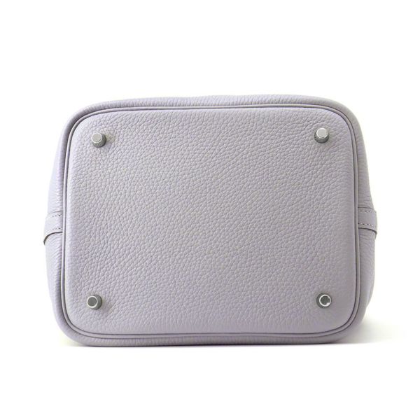 エルメス ハンドバッグ ピコタンロックMM グリパンタン/シルバー金具 トリヨンクレマンス K刻印