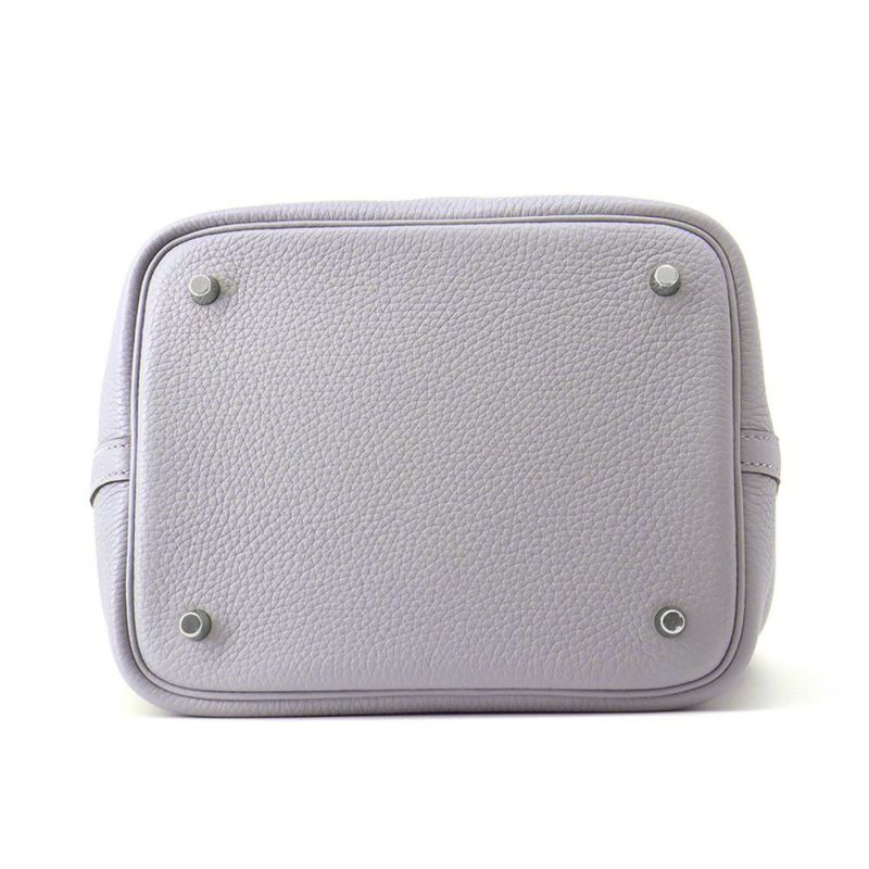 エルメス ハンドバッグ ピコタンロックMM グリパンタン/シルバー金具 トリヨンクレマンス K刻印
