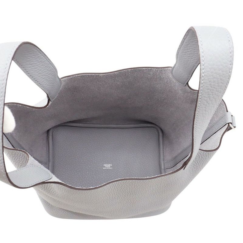 エルメス ハンドバッグ ピコタンロックMM グリパンタン/シルバー金具 トリヨンクレマンス K刻印