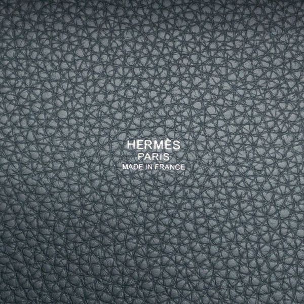 エルメス ピコタンロックPM エクラ ヴェールマングローブ/グリパンタン/シルバー金具 トリヨンクレマンス K刻印