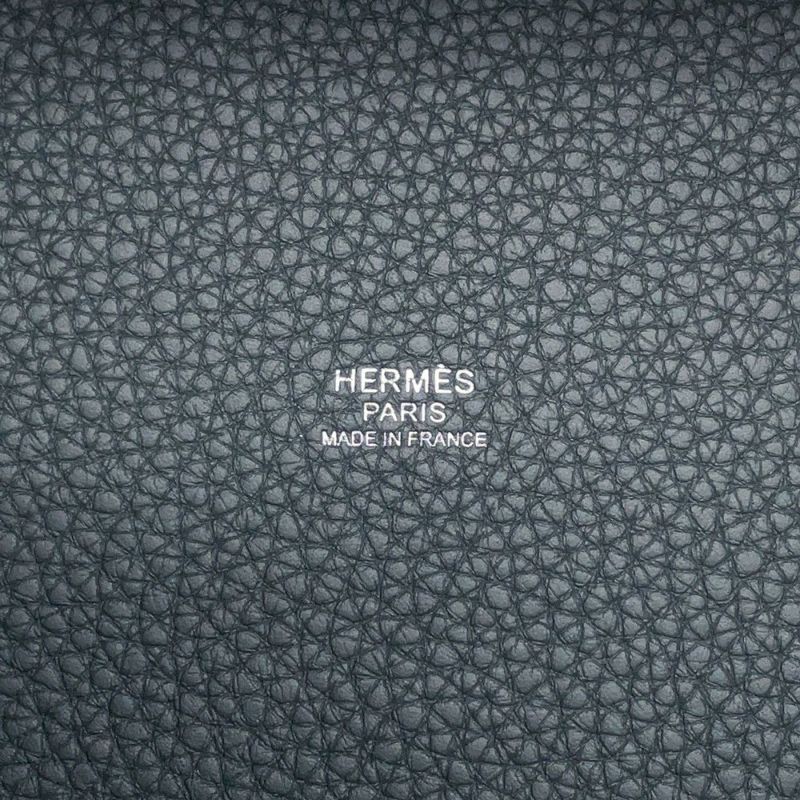 エルメス ピコタンロックPM エクラ ヴェールマングローブ/グリパンタン/シルバー金具 トリヨンクレマンス K刻印