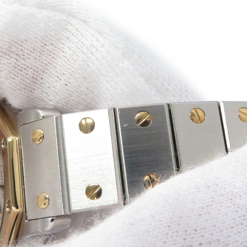 カルティエ サントスオクタゴン SM W2001683 Cartier 腕時計 アイボリー文字盤 クォーツ