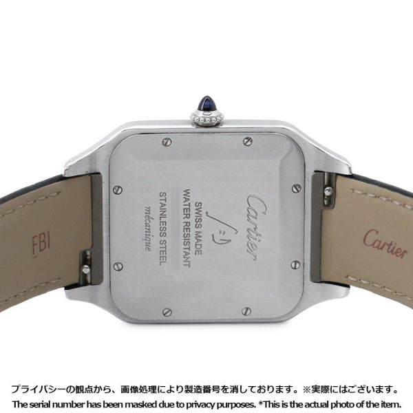 カルティエ サントス デュモン XL W2SA0017 Cartier 腕時計 シルバー文字盤