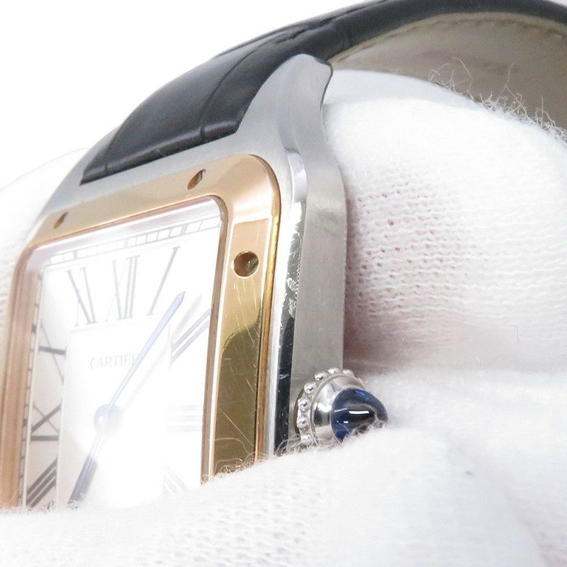 カルティエ サントス デュモン XL W2SA0017 Cartier 腕時計 シルバー文字盤