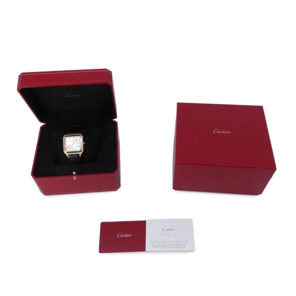 カルティエ サントス デュモン XL W2SA0017 Cartier 腕時計 シルバー文字盤