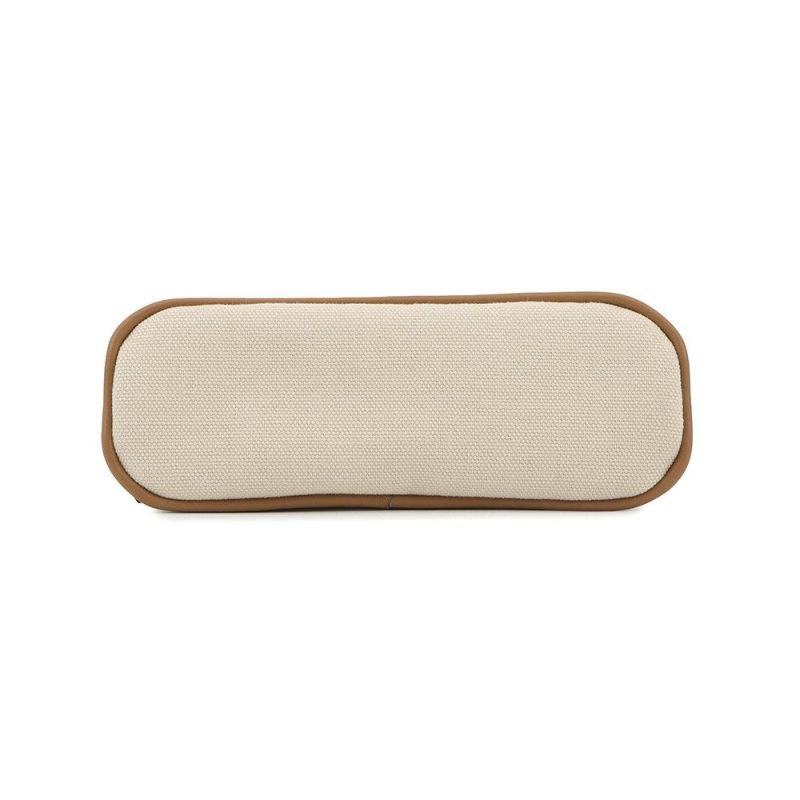 エルメス ポーチ ボリードポーチ ミニミニ ナチュラル/シルバー金具 コットン HERMES