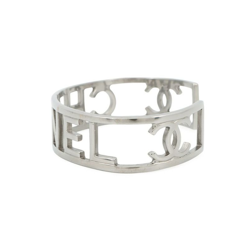 シャネル ブレスレット ココマーク 透かし バングル B15S CHANEL アクセサリー