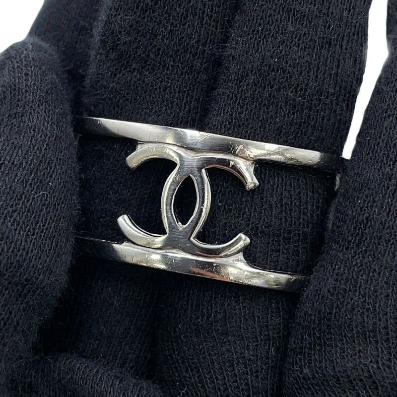 シャネル ブレスレット ココマーク 透かし バングル B15S CHANEL アクセサリー