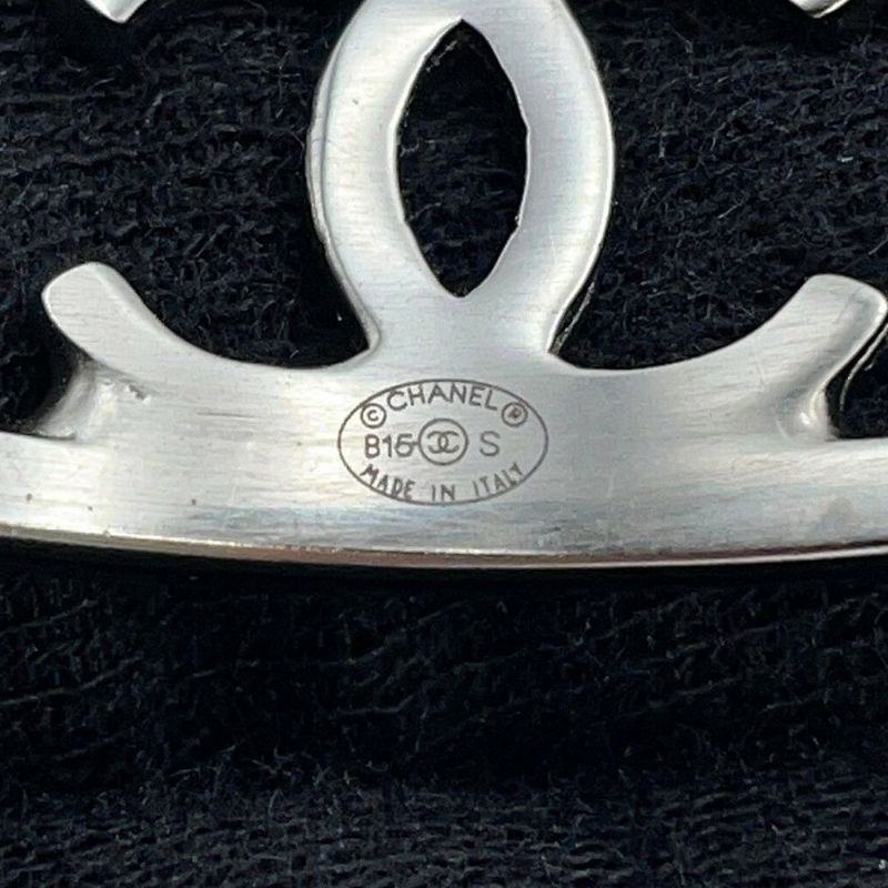 シャネル ブレスレット ココマーク 透かし バングル B15S CHANEL アクセサリー