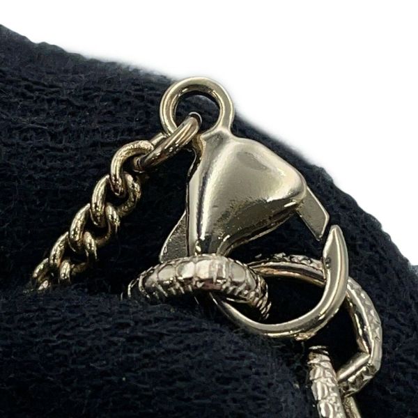 シャネル ネックレス ココマーク ハートモチーフ ラインストーン D21S CHANEL 黒