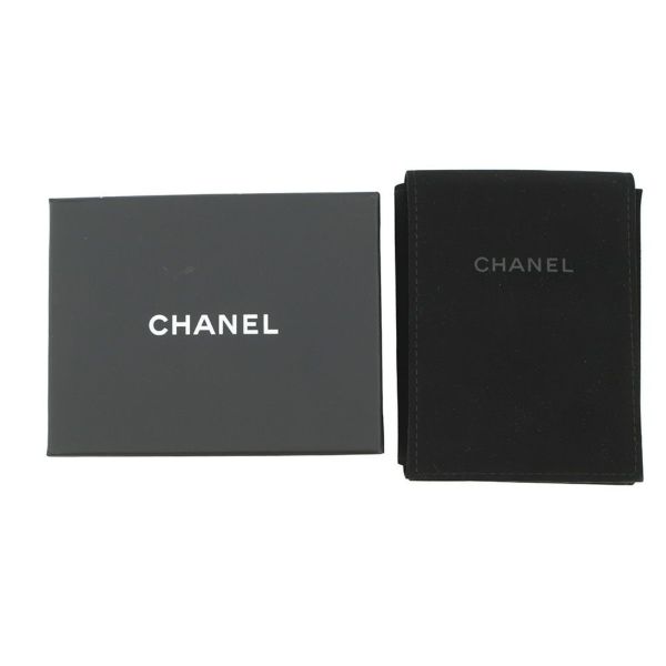 シャネル ネックレス ココマーク ハートモチーフ ラインストーン D21S CHANEL 黒