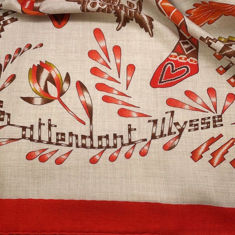 エルメス ストール カレ140 カレジェアン オデュッセウスを待ちながら En Attendant Ulysse HERMES 2021年春夏