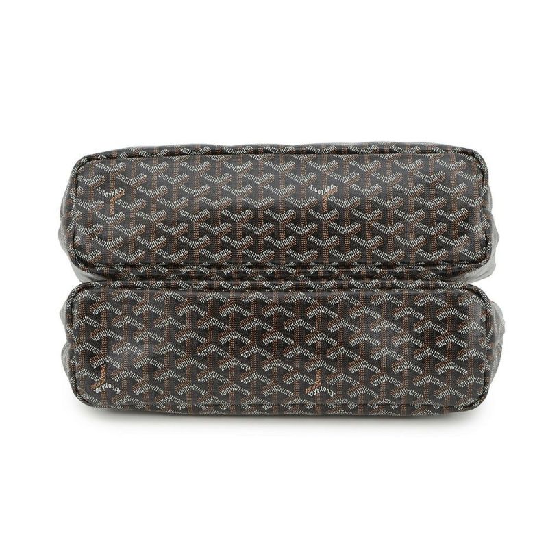 ゴヤール トートバッグ イザベル PVC レザー GOYARD ポーチ付き 黒