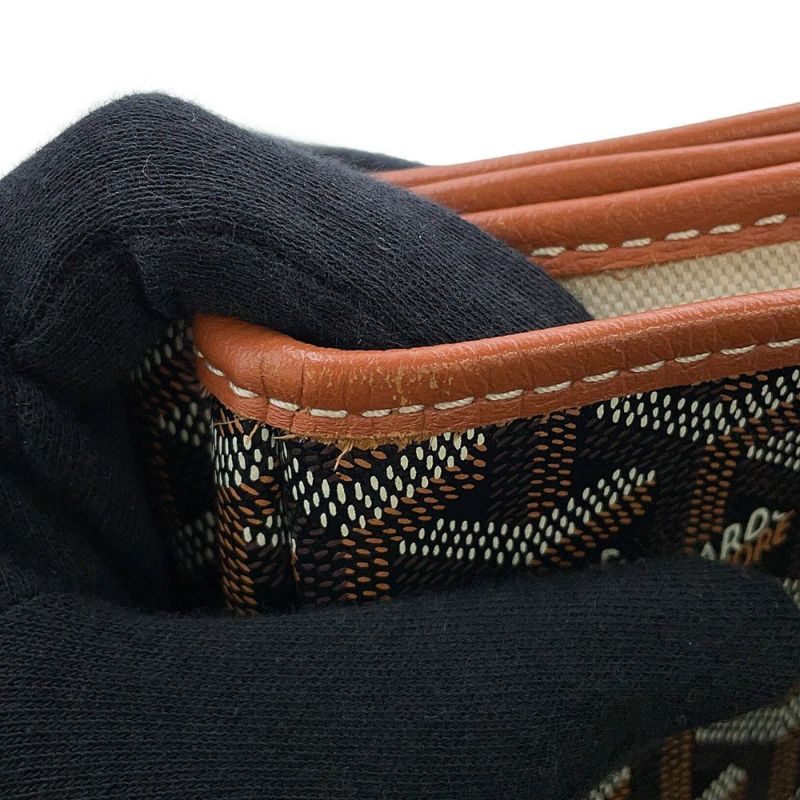 ゴヤール トートバッグ イザベル PVC レザー GOYARD ポーチ付き 黒