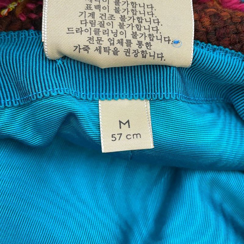 グッチ バケットハット ツイード スパイシーチェック サイズM(57cm) 728469 GUCCI 帽子