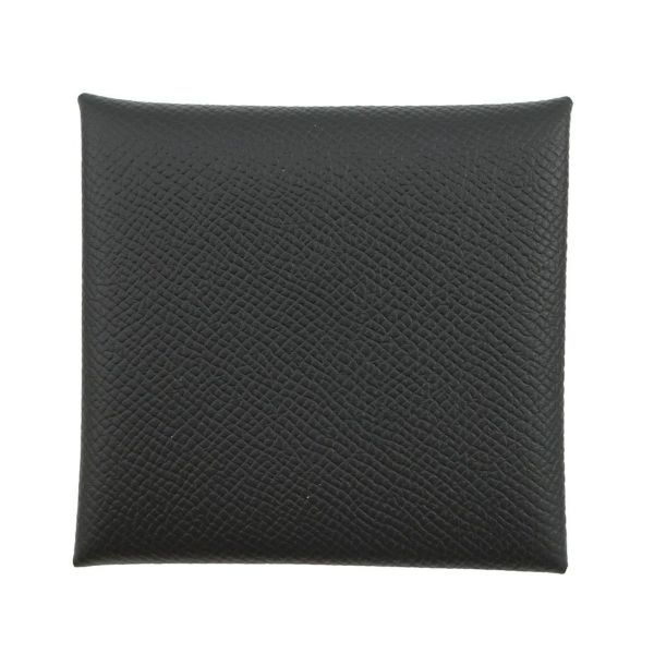 エルメス コインケース バスティア ブラック エプソン W刻印 HERMES 小銭入れ 黒