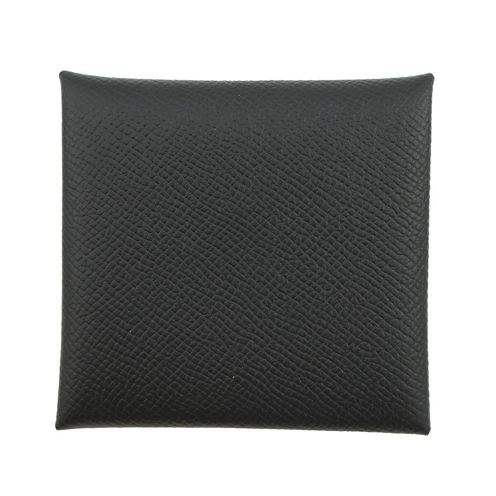 エルメス コインケース バスティア ブラック エプソン W刻印 HERMES 小銭入れ 黒