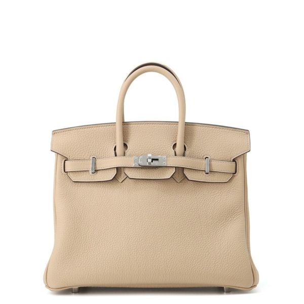 エルメス バーキン25 トレンチ/シルバー金具 トゴ K刻印 HERMES Birkin ハンドバッグ