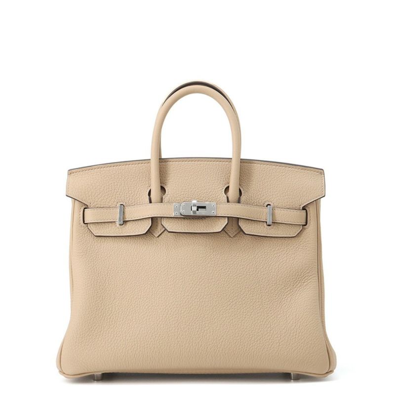 エルメス バーキン25 トレンチ/シルバー金具 トゴ K刻印 HERMES Birkin ハンドバッグ