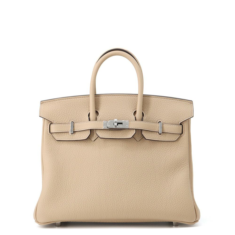 エルメス バーキン25 トレンチ/シルバー金具 トゴ K刻印 HERMES Birkin ハンドバッグ
