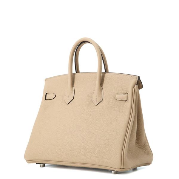 エルメス バーキン25 トレンチ/シルバー金具 トゴ K刻印 HERMES Birkin ハンドバッグ