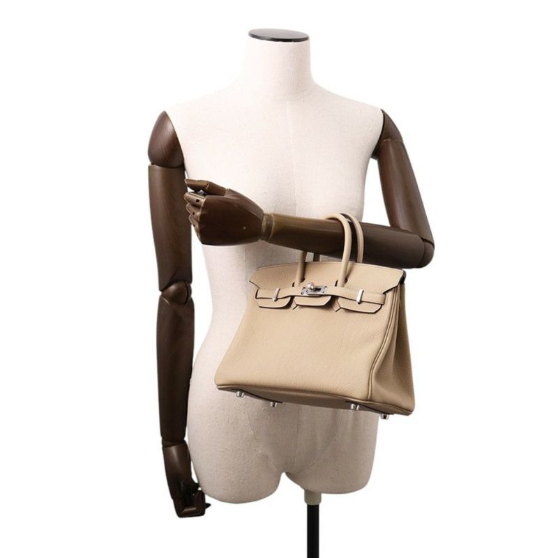 エルメス バーキン25 トレンチ/シルバー金具 トゴ K刻印 HERMES Birkin ハンドバッグ