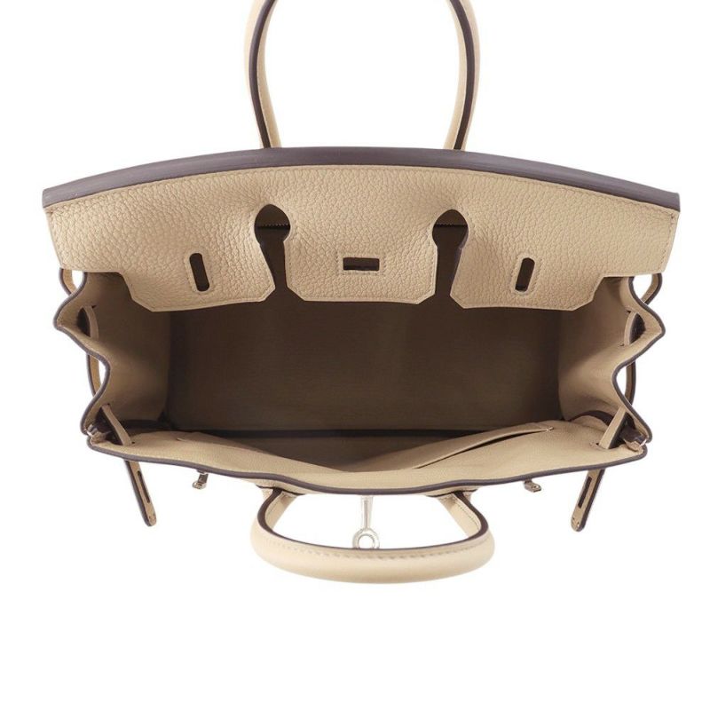 エルメス バーキン25 トレンチ/シルバー金具 トゴ K刻印 HERMES Birkin ハンドバッグ