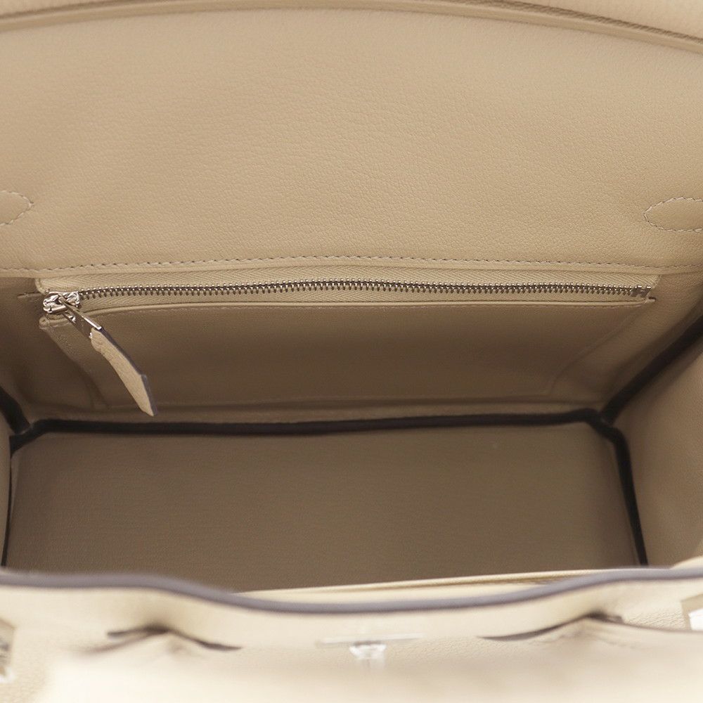 エルメス バーキン25 トレンチ/シルバー金具 トゴ K刻印 HERMES Birkin ハンドバッグ