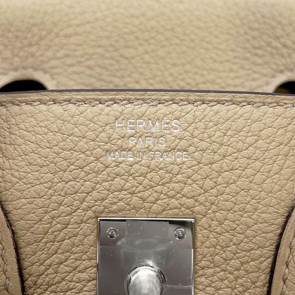 エルメス バーキン25 トレンチ/シルバー金具 トゴ K刻印 HERMES Birkin ハンドバッグ