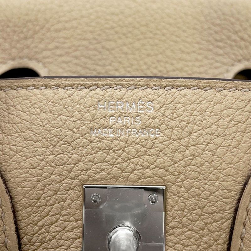 エルメス バーキン25 トレンチ/シルバー金具 トゴ K刻印 HERMES Birkin ハンドバッグ