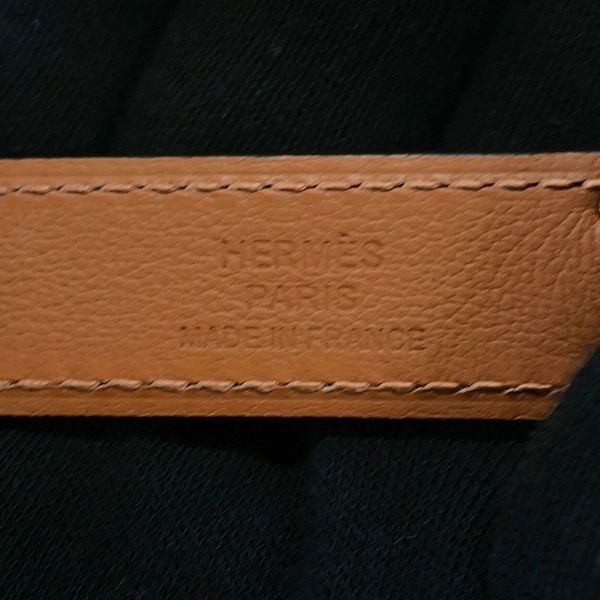 エルメス ケリーベルト18 エベンヌ/ゴールド金具 ヴァッシュハンター K刻印 HERMES べルト