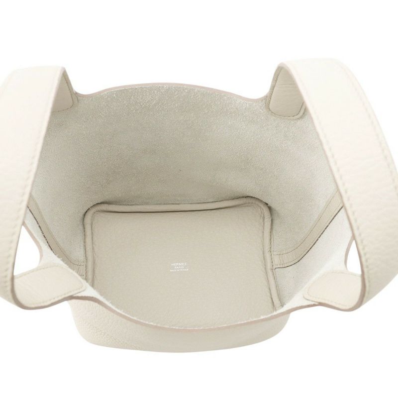 エルメス ハンドバッグ ピコタンロックPM ベトン/シルバー金具 トリヨンクレマンス K刻印